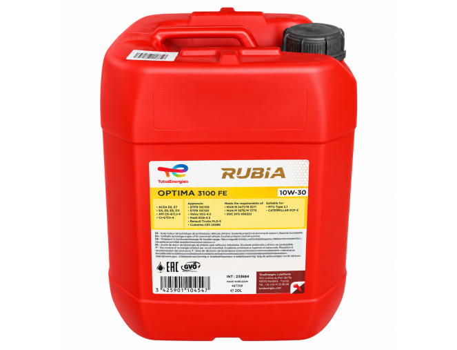 Variklinė alyva Total Rubia 3100 10w30